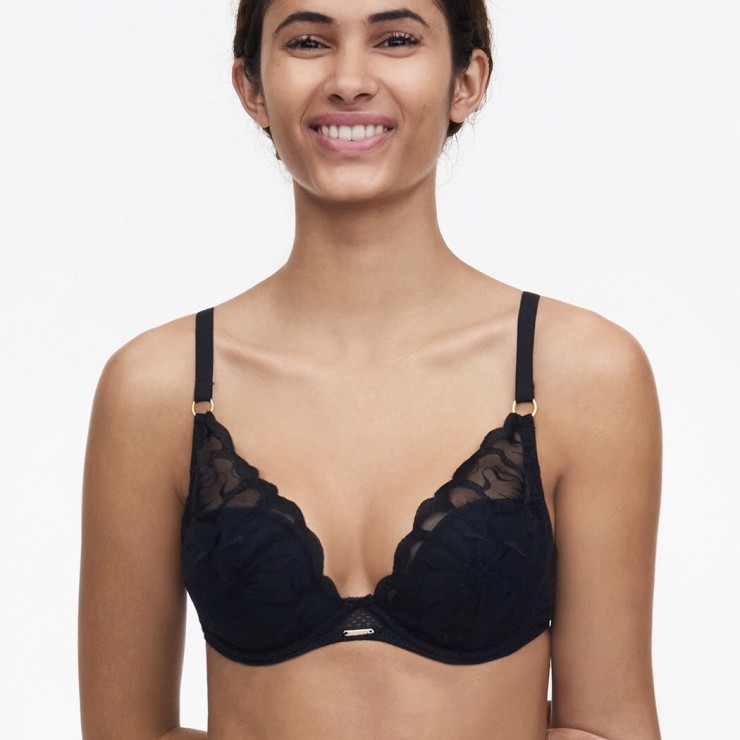 Chantelle Fleurs Bra Black