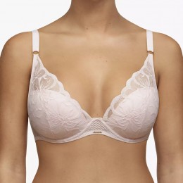 Chantelle Fleurs Bra Plunge Pink