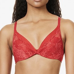 Chantelle Midnight Flowers Bra Scarlet