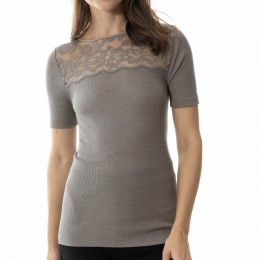 Mey Short Sleeve Thermal Taupe