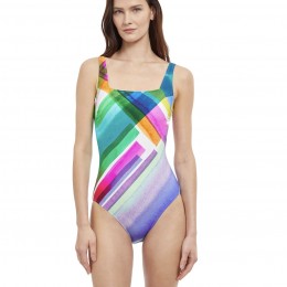 Gottex Diagonal Swimsuit Multicolor 