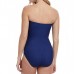 Gottex Dolce Vita Bandeau Swimsuit Navy Blue
