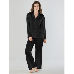 Damella Silk Pyjamas Black