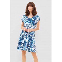 Rösch Beach Dress Flowers Blue