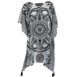 Sunflair Kaftan  Black/White